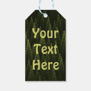 Fractal Conifer Forest Gift Tags