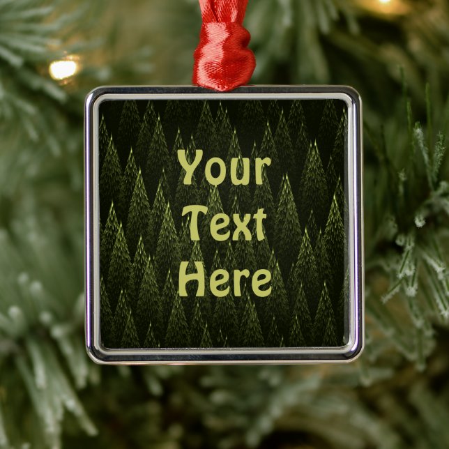 Fractal Conifer Forest Metal Tree Decoration (Tree)