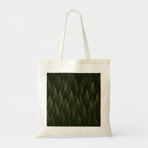 Fractal Conifer Forest Tote Bag