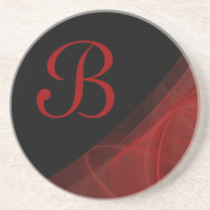 Fractal Corner Series-14 Red coaster--1 of Coaster