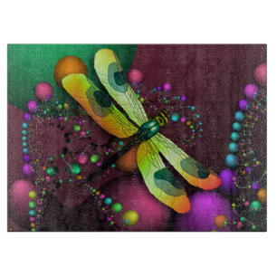 Fractal Dragonfly  Cutting Board