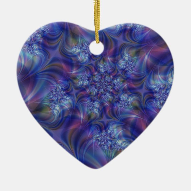 Fractal Essence Holiday Ornament (Front)