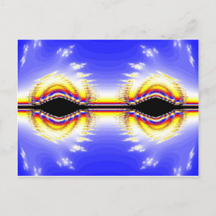 Fractal Eyes Postcard