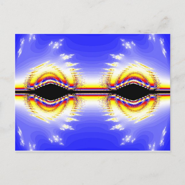 Fractal Eyes Postcard (Front)