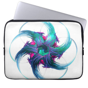 Fractal Fantasy Swirls Laptop Bag