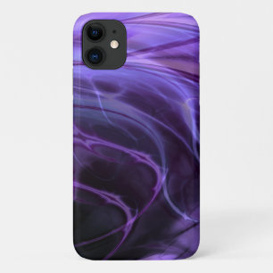 Fractal Feathers Purple Case-Mate iPhone Case