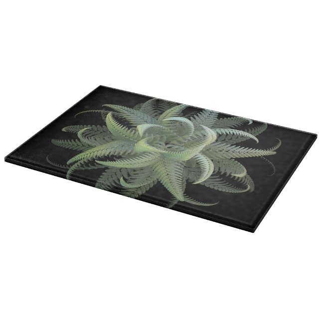 Fractal Fern Bloom  Cutting Board (Corner)