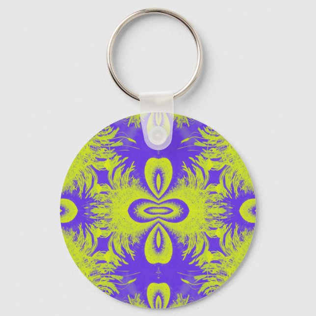 fractal field keychain (Front)