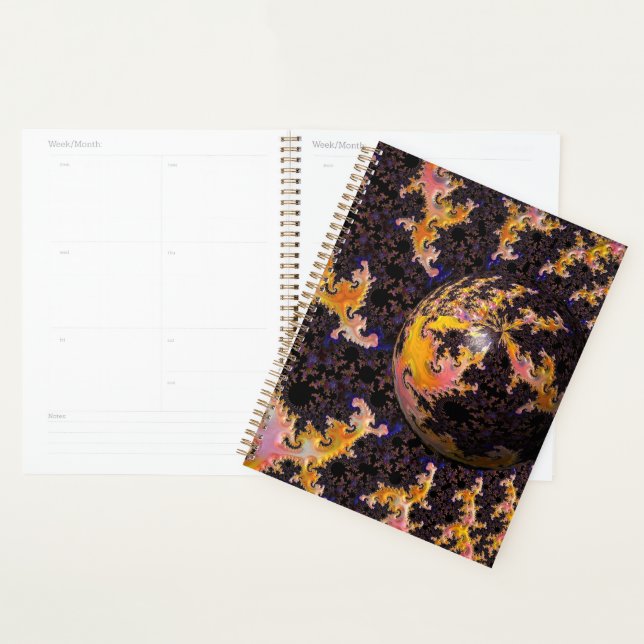 Fractal Firestorm Sphere Planner (Display)