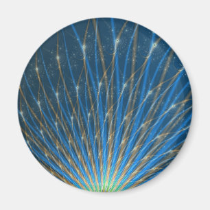 Fractal Fireworks Magnet
