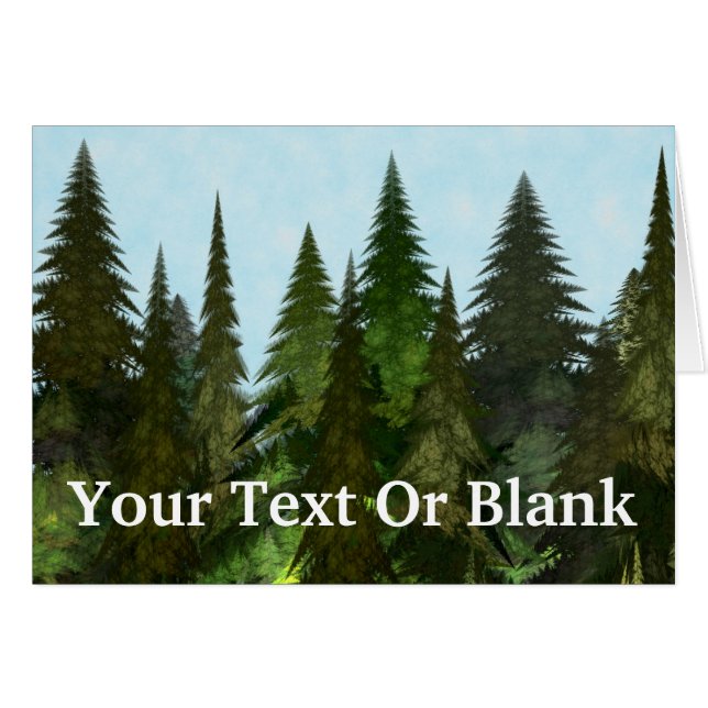 Fractal Firs (Front Horizontal)