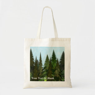 Fractal Firs Tote Bag