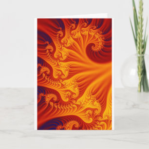 Fractal flame -card card