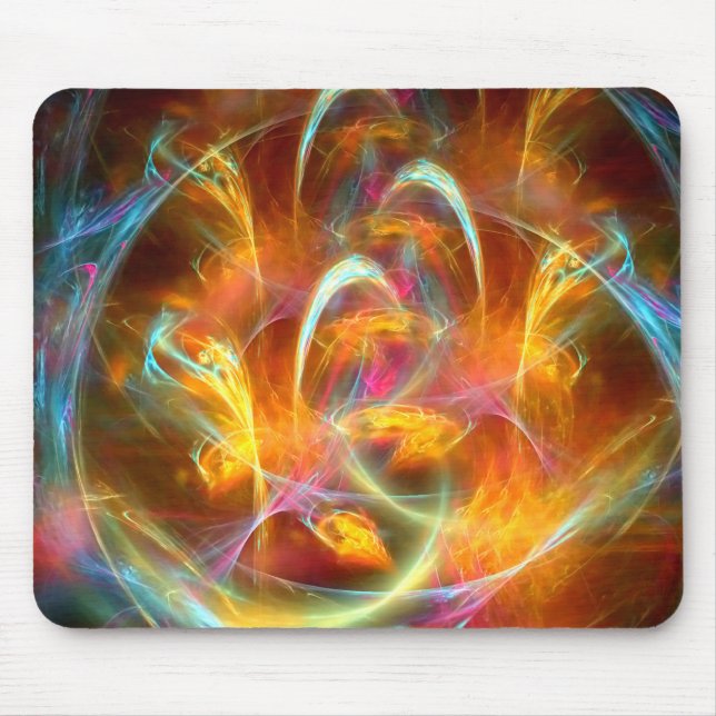 Fractal Flame Mouse Pad (Front)
