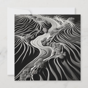 Fractal Flow Holiday Card