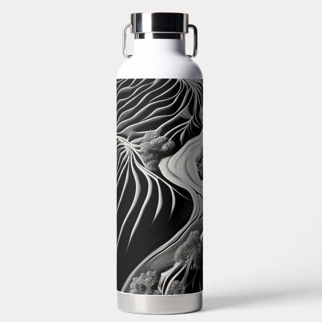 Fractal Flow Water Bottle (Front)