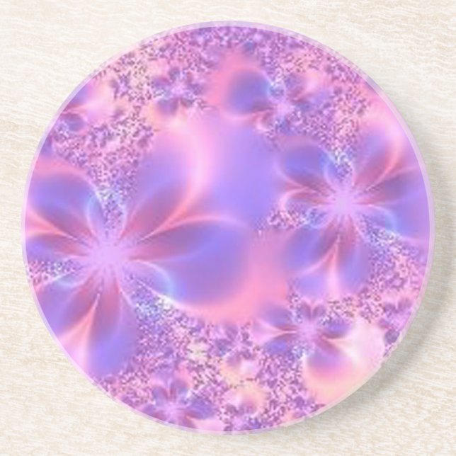 Fractal Flower Coaster (Front)