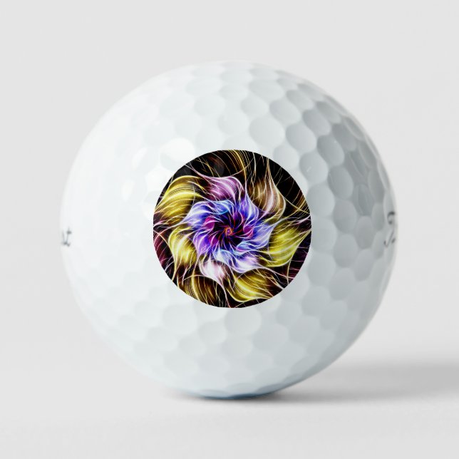fractal flower golf balls (Front)