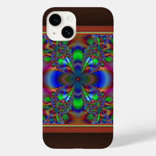 Fractal Flower In Multi Colours Case-Mate iPhone 14 Case