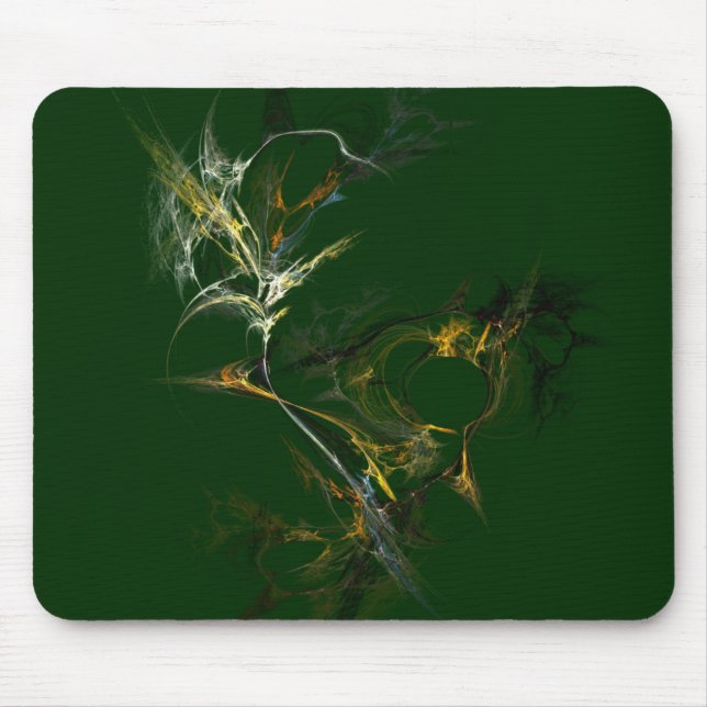 Fractal Flower Mouse Pad (Front)