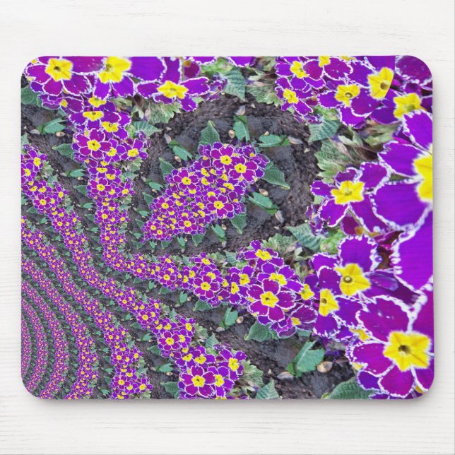 Fractal Flower Mouse Pad (Front)