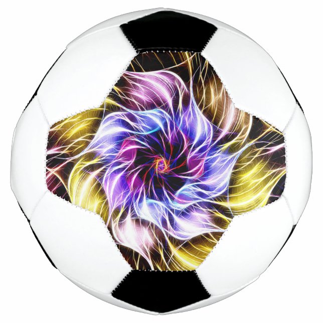 fractal flower soccer ball (Front)