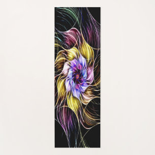 fractal flower yoga mat
