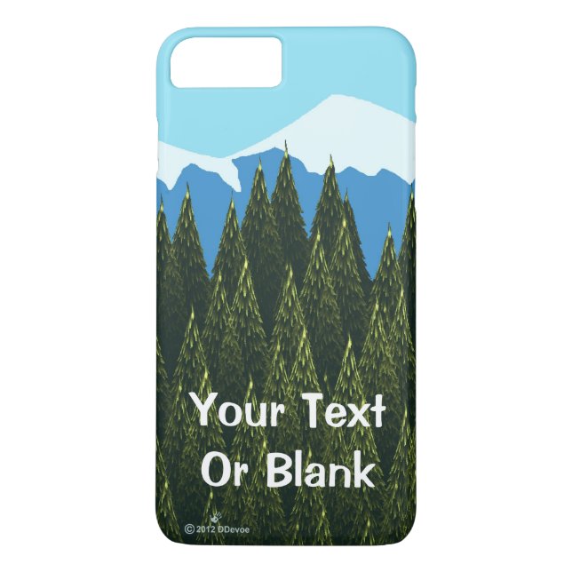 Fractal Forest Case-Mate iPhone Case (Back)