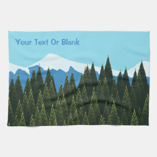 Fractal Forest Tea Towel