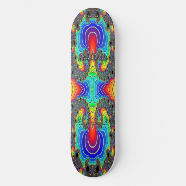 Fractal FR~16 Sick Stick Pro Skateboard Deck (Front)