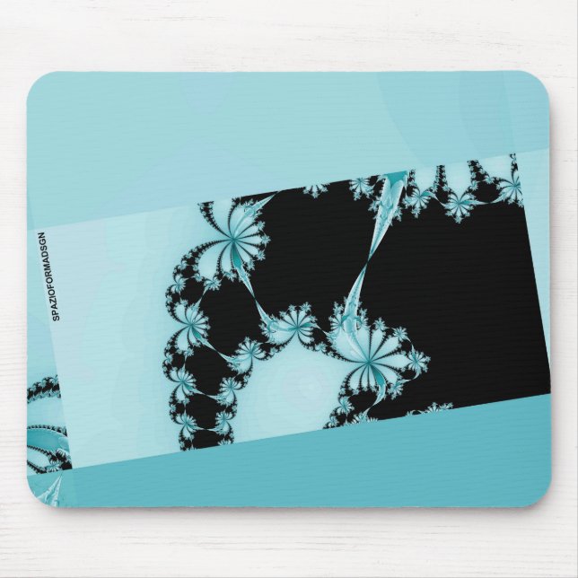 Fractal Garden lagoon Mouse Pad (Front)