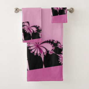 Fractal Garden rose water Towel