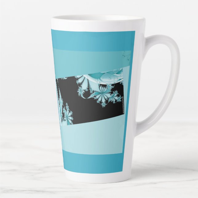 Fractal Garden sky Latte Mug (Right)