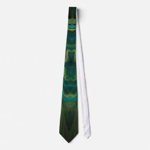 Fractal Geode Tie