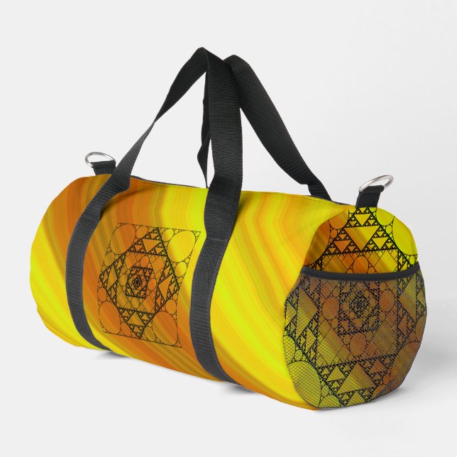 Fractal Geometry Duffle Bag (Right Corner)