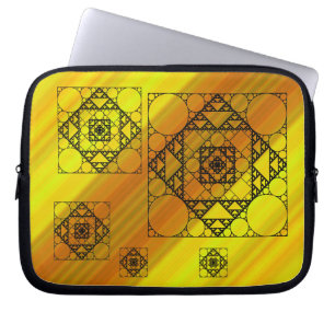 Fractal Geometry Laptop Case