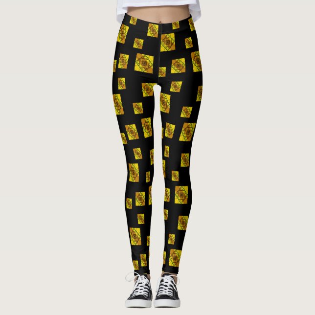 Fractal Geometry Leggings (Front)