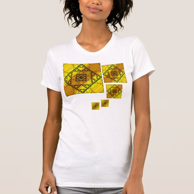 Fractal Geometry Women's Light Shirt (Front)