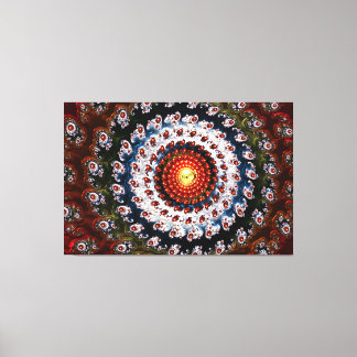 Fractal Glass 3 Wrapped Canvas