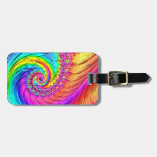 Fractal Glass 6 Luggage Tags