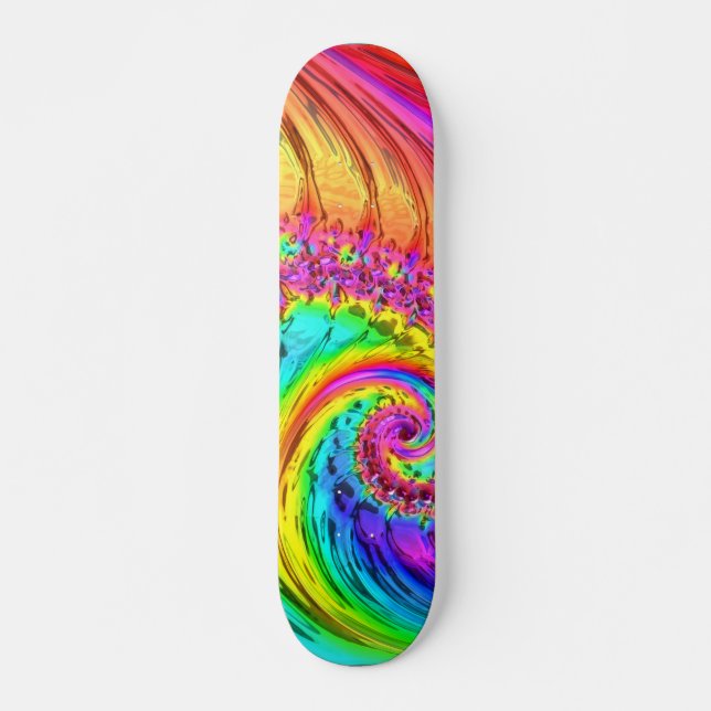 Fractal Glass 6 Skateboard (Front)