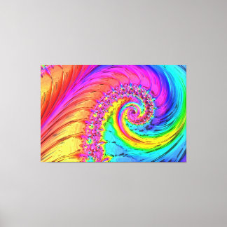 Fractal Glass 6 Wrapped Canvas
