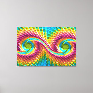 Fractal Glass 7 Canvas Print