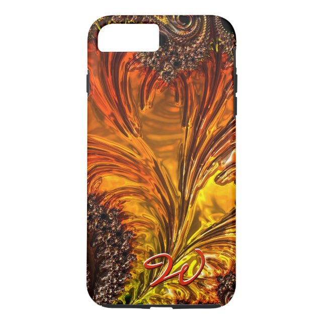 Fractal Glass 8 iPhone 7 Case (Back)