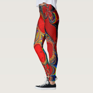 Fractal Glass Art 9A Leggings