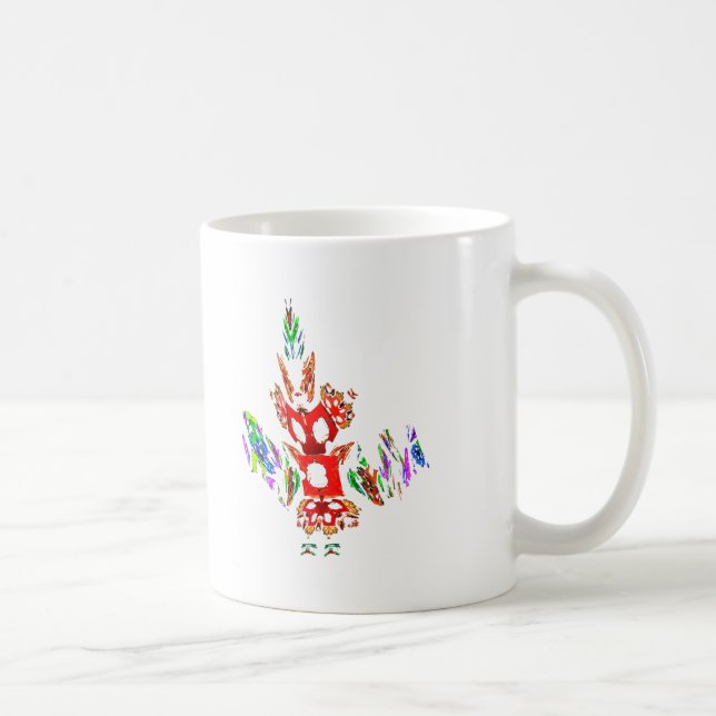 Fractal - Gombay Dancer Coffee Mug (Right)