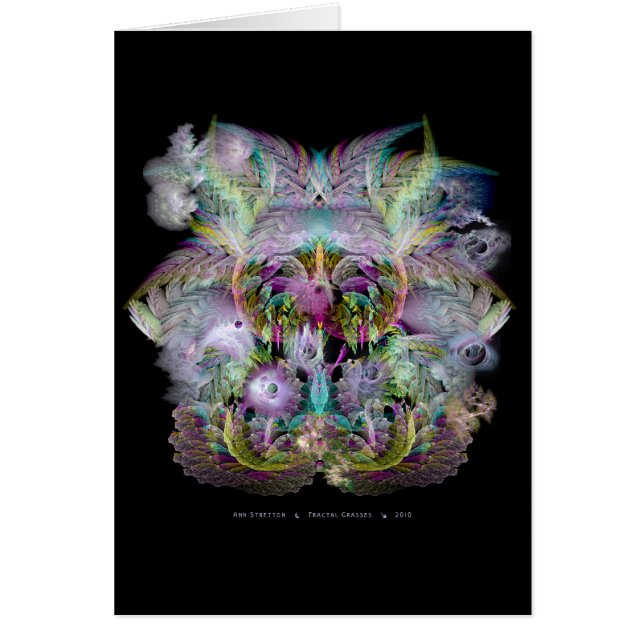 Fractal Grasses Card (Front)