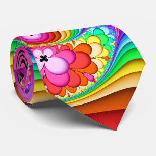 Fractal Groovy Trip Tie