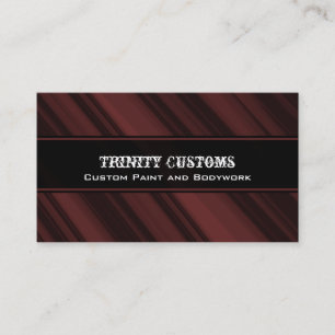 Fractal Grunge Business Card, Crimson Card