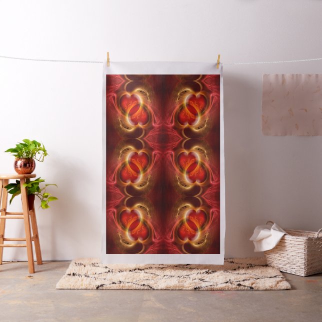 Fractal Heart by Heart + your ideas Fabric (In Situ)